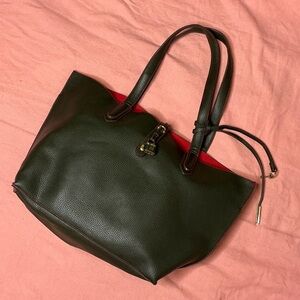 Chic Black and Red Tote Bag